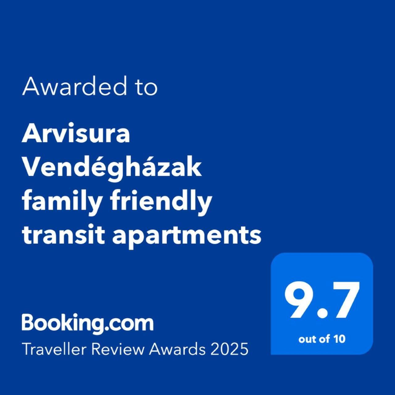 Arvisura Vendeghazak Family Friendly Transit Apartments Zsombo Экстерьер фото